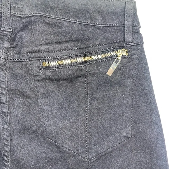 New Guess Marciano Zipper Black Wash Skinny Jeans 6 28 - Picture 5 of 9